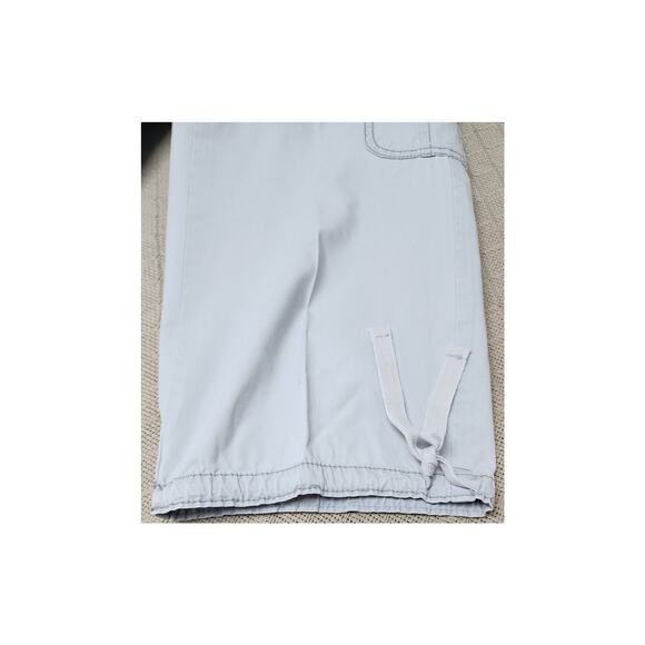 ST. Johns Bay Light Blue Graysish Capri/Cargo Pants  Women's Size 4 - Picture 6 of 11